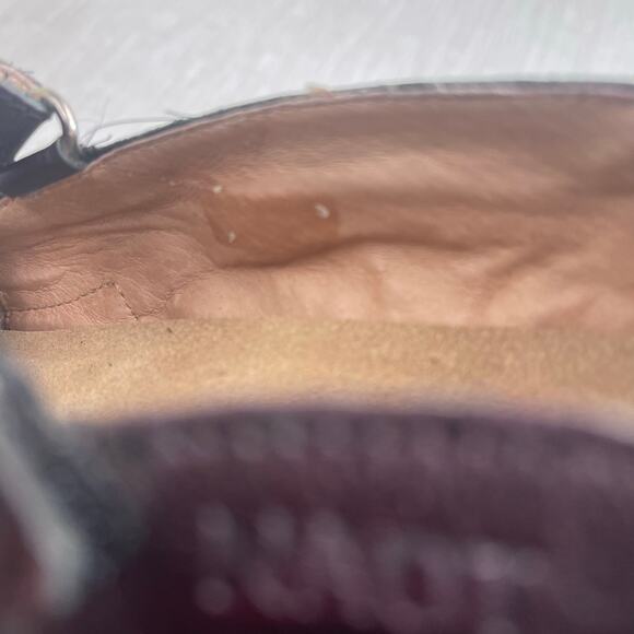 Naot Matai Mary Jane 37 EU Metallic Purple Leather Black Swirl Comfort Shoe US 6 - Picture 8 of 11